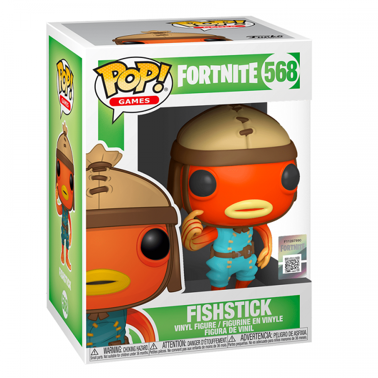 Funko Pop ! Games Fortnite - Fishstick (568) Vinyl Figure Da Collezione Gioco