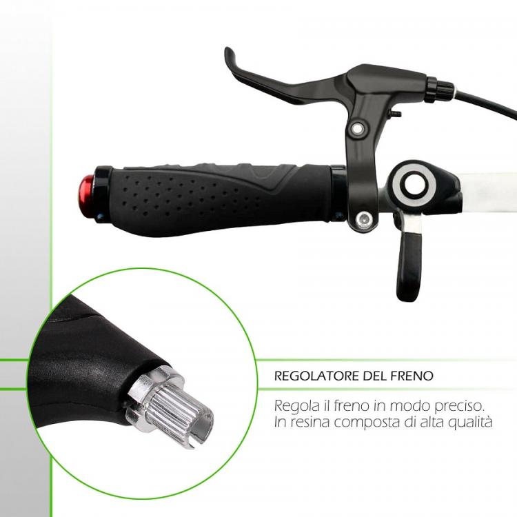 Coppia Leve Freni In Resina Bici Freno Regolabile Universale Bicicletta Mtb Bike