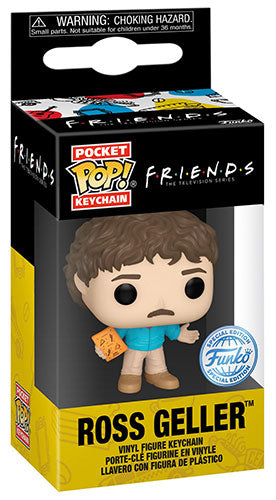 Funko Pop ! Friends - Ross Geller Vinyl Figure 4Cm Keychain Portachiavi