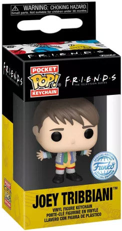 Funko Pop ! Friends - Joey Tribbiani Vinyl Figure 4Cm Keychain Portachiavi