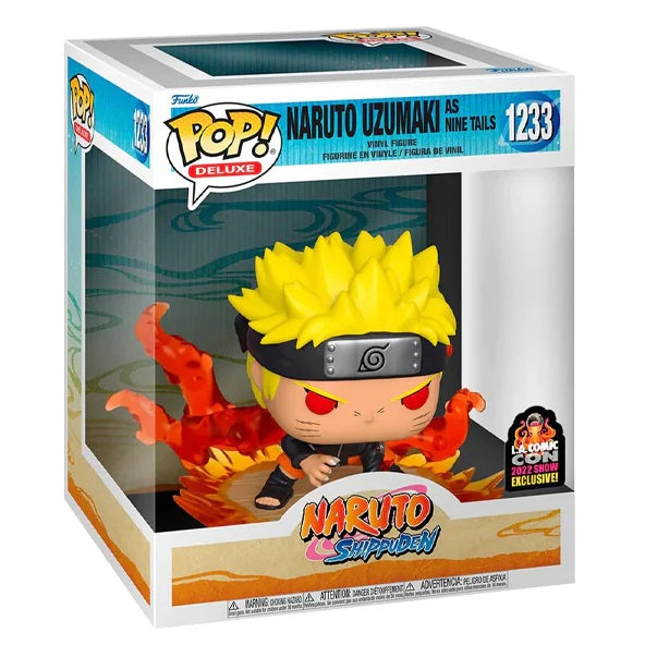 Funko Pop ! Deluxe Naruto Shippuden (1233) Naruto As Nine Tails La Comic Limited