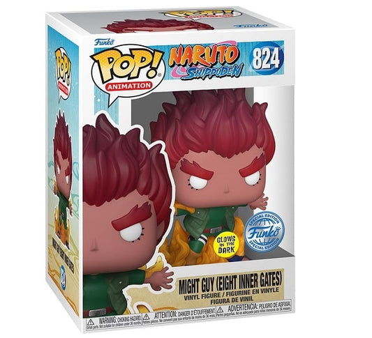Funko Pop ! Animation Naruto Shippuden (824) - Might Guy Eight Inner Gates Gitd