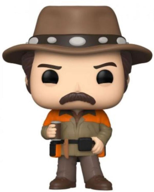 Funko Pop ! Television Parks And Recreation - (1150) Hunter Ron Vinyl Figure 9Cm