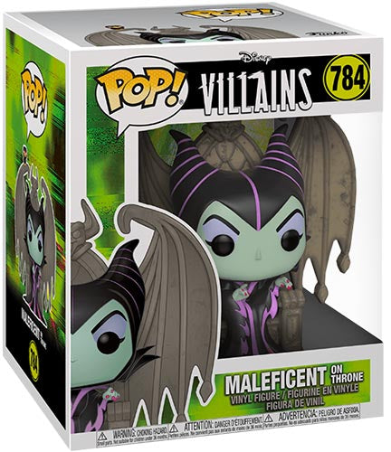 Funko Pop ! Disney Villains - Maleficent On Throne (784) Figure Vinyl 15Cm Nuovo