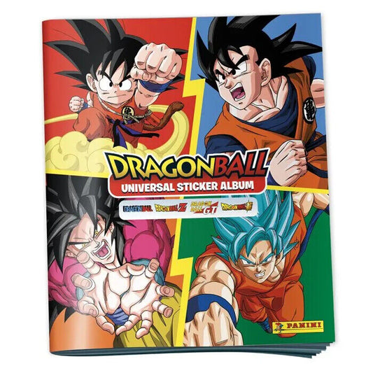 Panini Stickers Dragon Ball Universal Album Starter Pack + 5 Bustine Figurine
