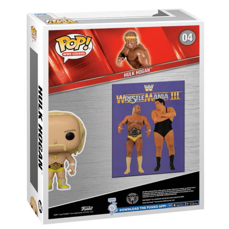 Funko Pop ! Wwe Covers Wrestlemania 3 Hulk Vs Andre -(04) Hulk Hogan (Exclusive)