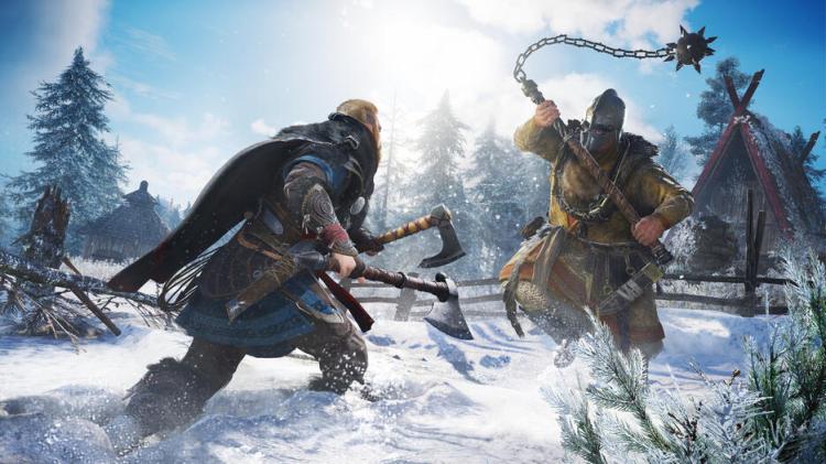 ASSASSIN'S CREED ODYSSEY + VALHALLA DOUBLE PACK PS4 GIOCO PLAYSTATION 4 EU ITA