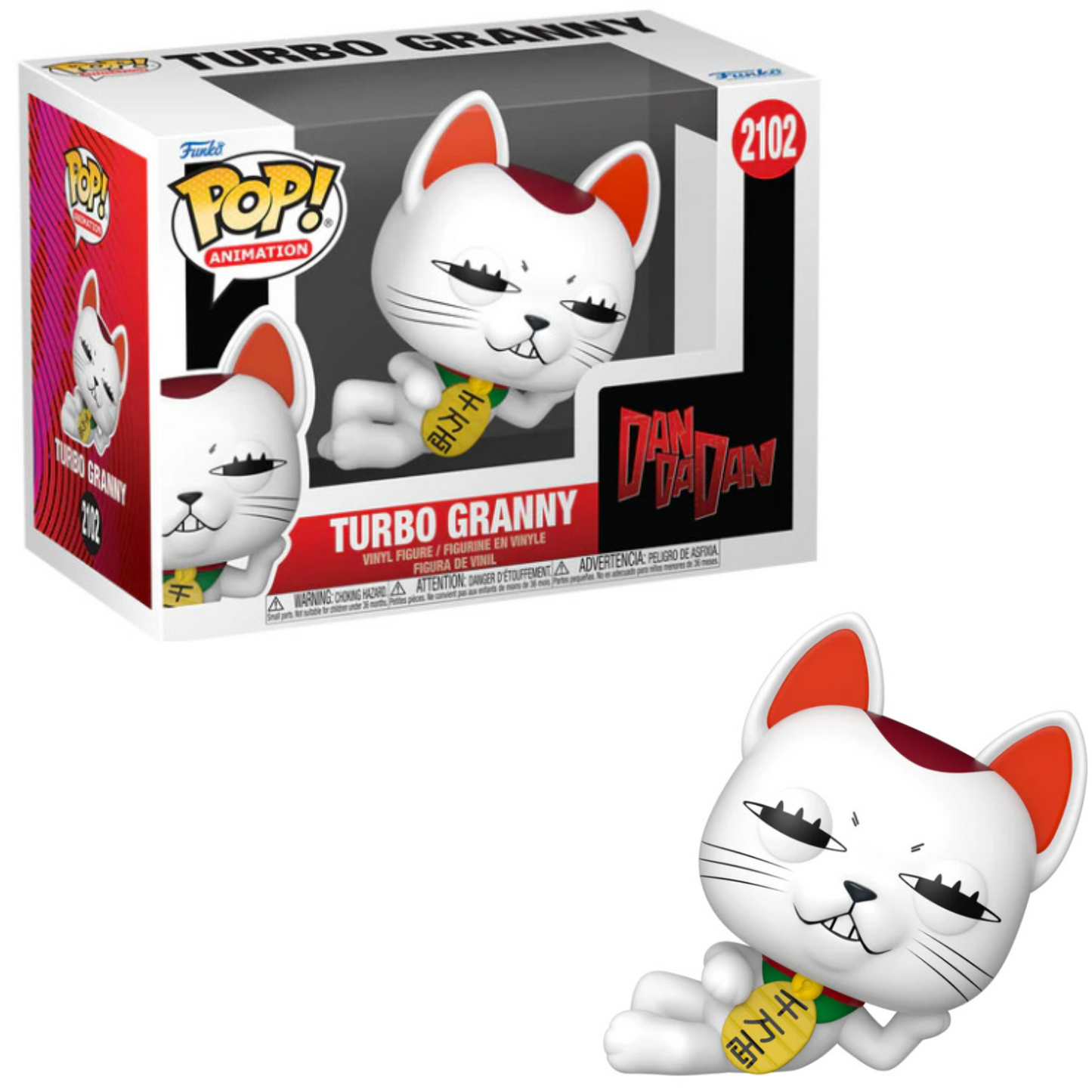 Funko Pop ! Animation - DanDanDan (2102) Turbo Granny Figure 9cm Anime