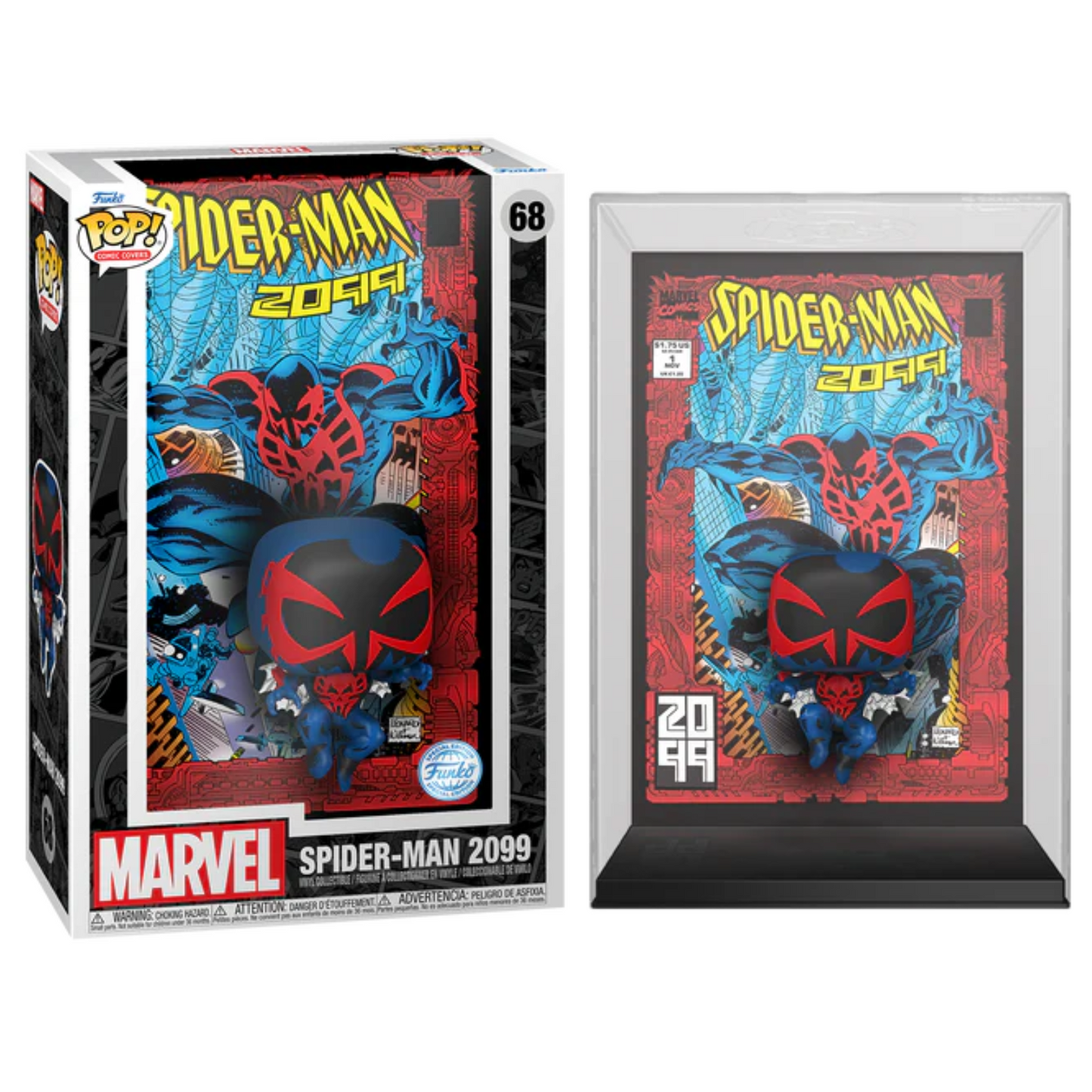 Funko Pop ! Comic Covers - Spiderman (68) Spiderman 2099 Vinyl Figure 9Cm