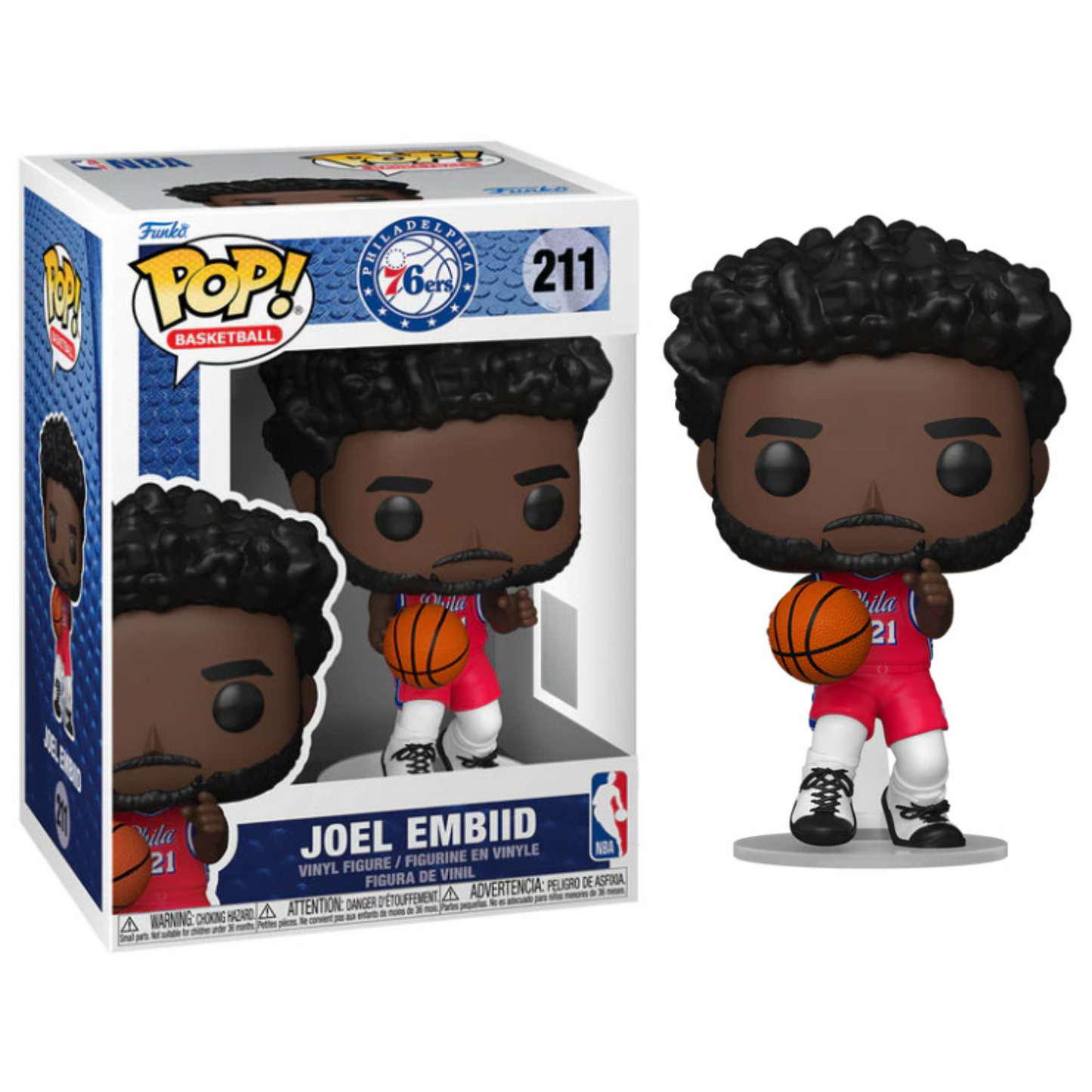 Funko Pop ! NBA - Philadelphia 76ers (211) Joel Embiid 9cm (Preorder)