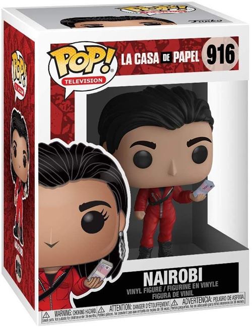 Funko Pop ! Television La Casa De Papel - (916) Nairobi Figure Casa Di Carta 9Cm