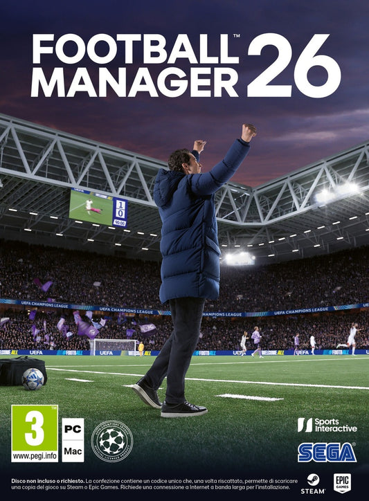 Football Manager 2026 Pc Videogioco Italiano Nuovo Gioco Computer Sigillato