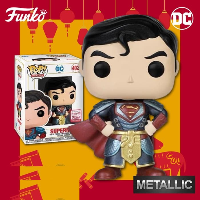 Funko Pop Heroes Dc Comics Imperial Palace 402 Superman Vinyl Figure Statuetta