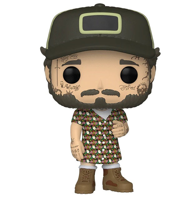 Funko Pop ! Rocks Post Malone Sundress (254) Vinyl Figure 9Cm Rock Music Icon