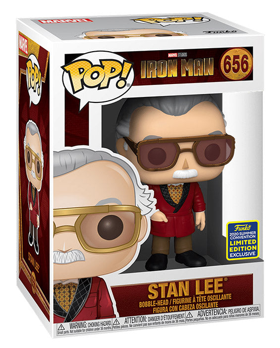 Funko Pop ! Iron Man Marvel Icons: Stan Lee (656) Cameo Exclusive Vinyl Figure