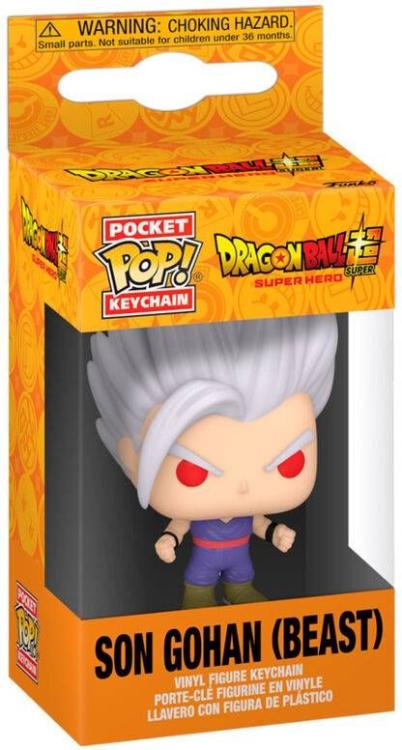 Funko Pop ! Keychain Dragon Ball Super - (Son Gohan Beast) Portachiavi Vinyl 4Cm