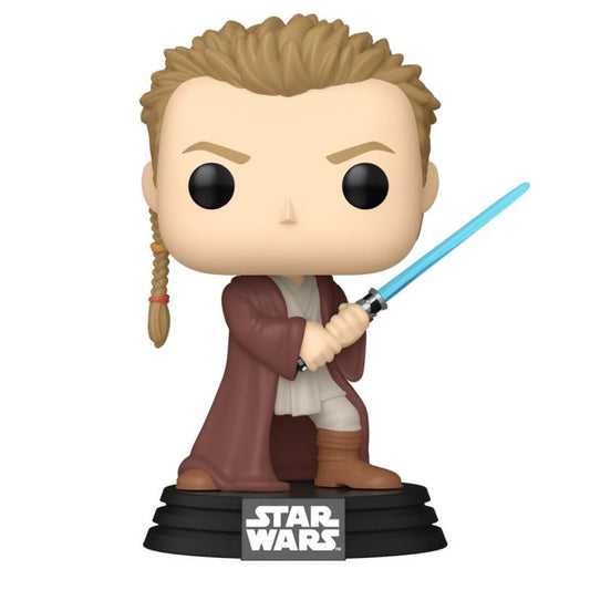Funko Pop ! Star Wars Ep1 20Th - (699) Obi-Wan (Young) Vinyl Figure 9Cm Nuovo