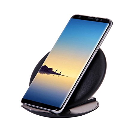 CARICATORE QI FAST WIRELESS CHARGE PER SAMSUNG GALAXY S7 S8 IPHONE X PLUS NOTE 8