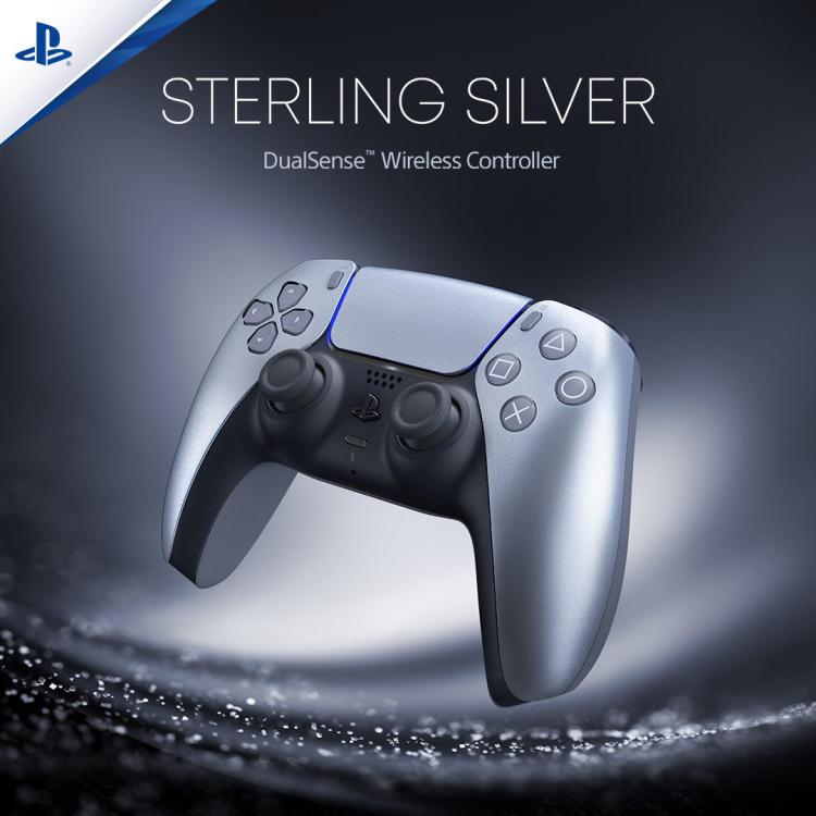 Sony Controller Dualsense Playstation 5 Dualshock Pad Ps5 Grigio Grey Silver