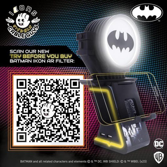 Cable Guys (Batman) Lampada Statuetta Stand Base Ricarica Smartphone Controller