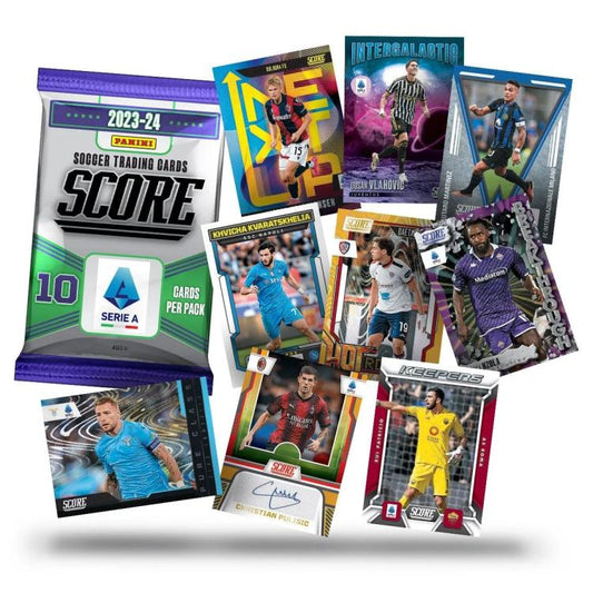 Panini Serie A Score Card 2023-24 Retail Box 20 Buste Soccer Trading Card Cards