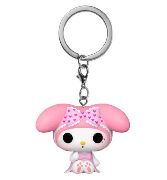 Funko Pop ! Key Hello Kitty - My Melody (Spring Time) 4Cm Keychain Portachiavi