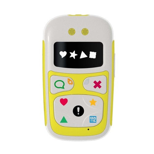 Giomax Baby Phone U10 1.1" Cellulare Per Bambini Gps Gsm Dual Band Ita Giallo
