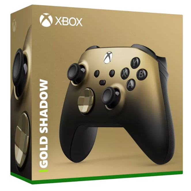 CONTROLLER MICROSOFT XBOX SERIE X/S WIRELESS GOLD SHADOW JOYPAD ONE PC NUOVO