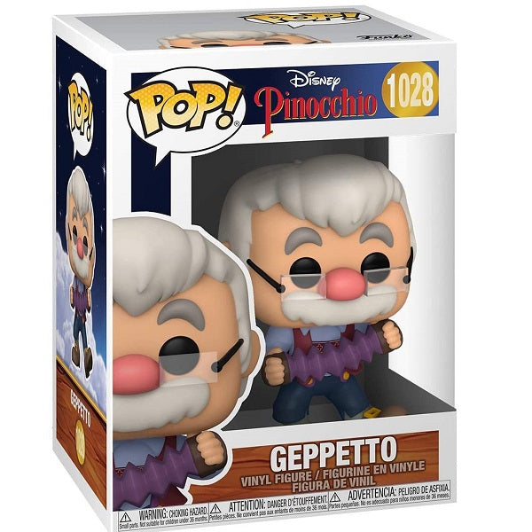 Funko Pop ! Disney Pinocchio - (1028) Geppetto - Vinyl Figure 9Cm Disney