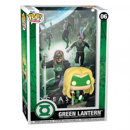 Funko Pop Comic Cover Marvel Dc - Green Lantern (06) Vinyl Figure Da Collezione