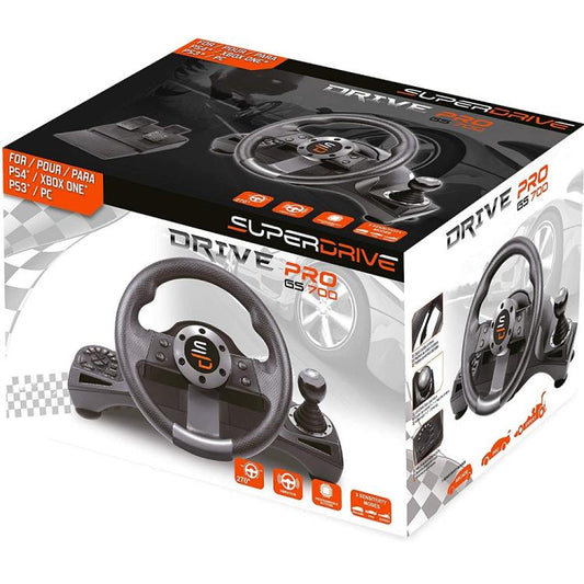 Superdrive Volante Racing Drive Pro Gs700 Leva Cambio Pedali Ps4-Xbox One-Pc-Ps3