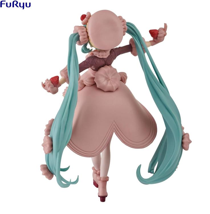Furyu Hatsune Miku Sweetsweets Strawberry Chocolate Figure Pvc 17Cm Statuetta