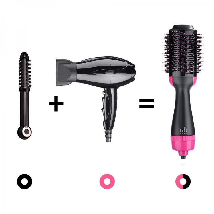 One Step Spazzola Phon 2 In 1 Capelli Multi-Funzione Asciugacapelli