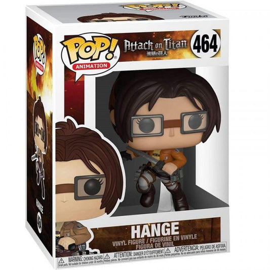 Funko Pop ! Animation Attack On Titan - Hange (464) Vinyl Figure Da Collezione