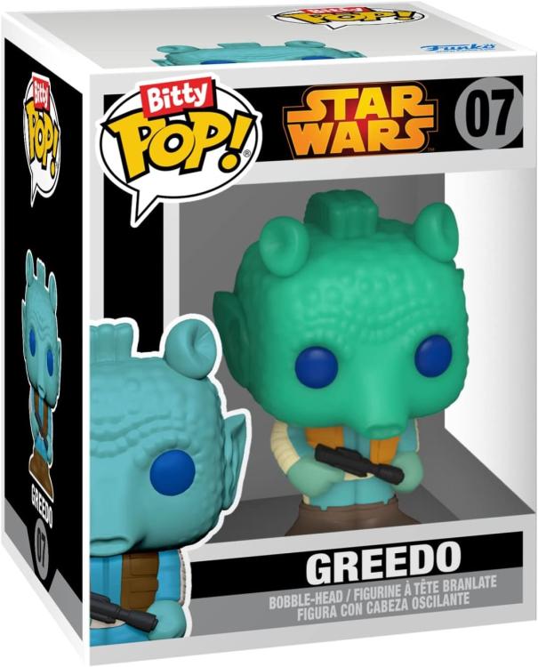 Funko Bitty Pop ! Star Wars - Han Solo/Chewbacca/Greedo 4 Pack + Mistery Figure