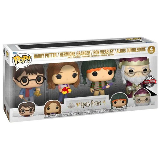Funko Pop Harry Potter / Hermione Granger / Ron Weasley / Albus Dumbledore 4Pack