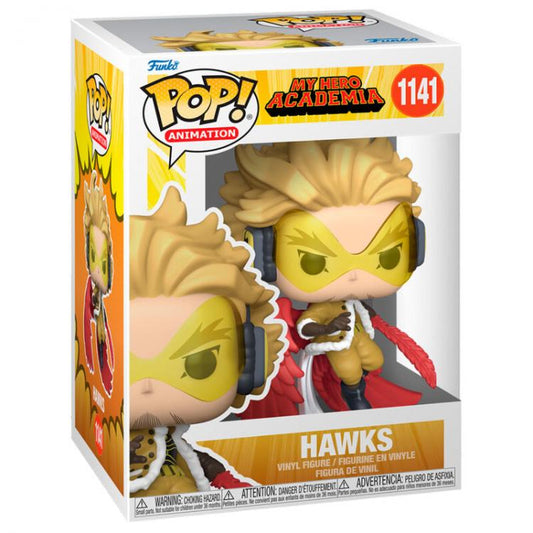Funko Pop ! Animation My Hero Academia - Hawks (1141) Vinyl Figure Da Collezione