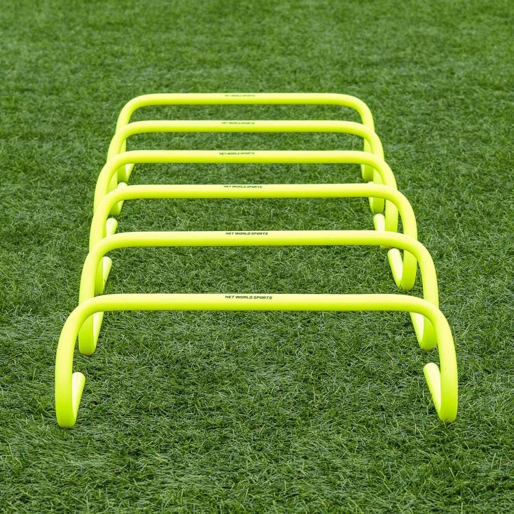 Set 5 Ostacoli Sport Allenamento Calcio Velocità Agilità Football Arancione 23Cm