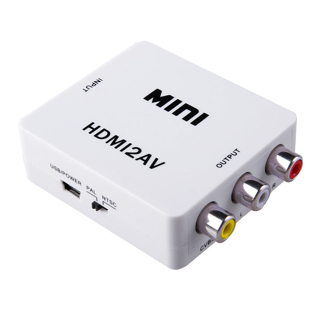 ADATTATORE CONVERTITORE VIDEO da HDMI a AV RCA INTERFACCIA HDMI2AV TV DVD
