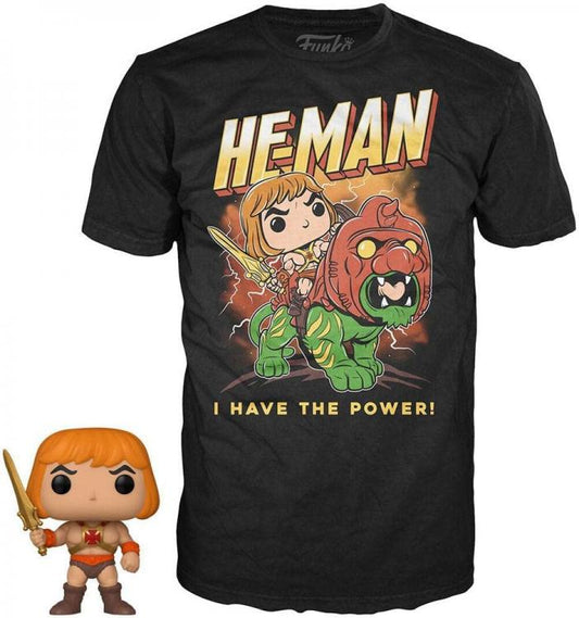 Funko Pop Tees Masters Of The Universe He-Man 991 Special Edition With T-Shirt L