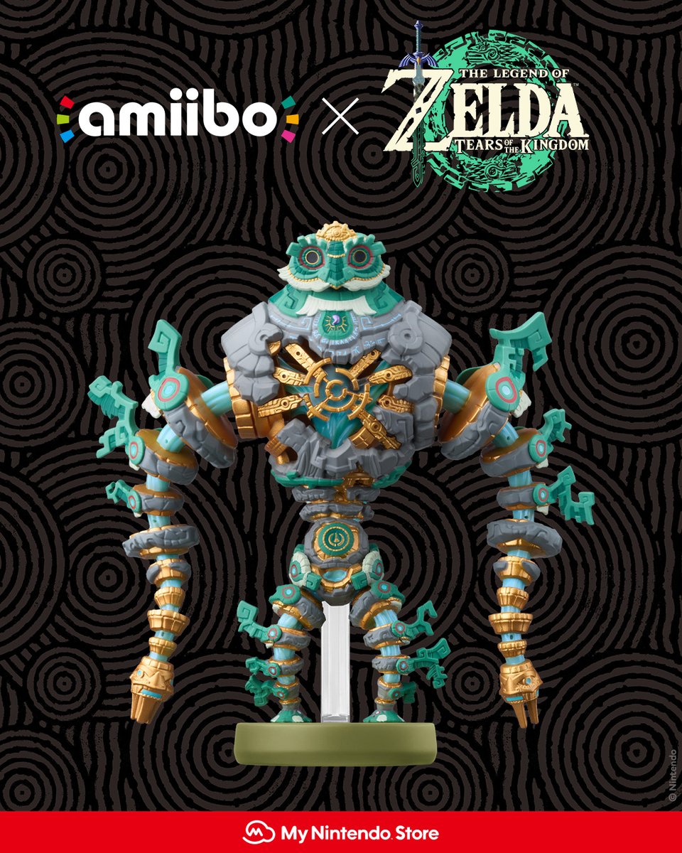 Amiibo The Legend Of Zelda Tears Of The Kingdom Golem Di Mineru Nintendo Switch