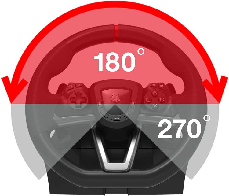 Hori Rwa Racing Wheel Apex Volante + Pedaliera Per Ps5 Ps4 Sterzo Playstation 4