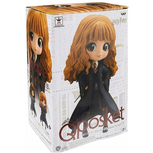 BANPRESTO Q POSKET HARRY POTTER - HERMIONE STATUETTA BANDAI ACTION FIGURE 14CM