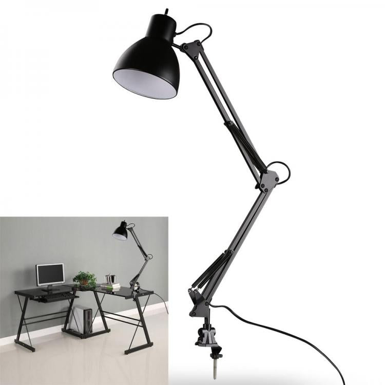 Lampada Estetista Snodabile Orientabile E27 Scrivania Tavolo Con Morsetto O Base