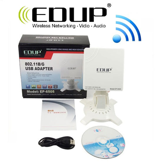 ANTENNA ADATTATORE SCHEDA WIRELESS WIFI USB 16DBI AMPLIFICATORE RETE PC NOTEBOOK