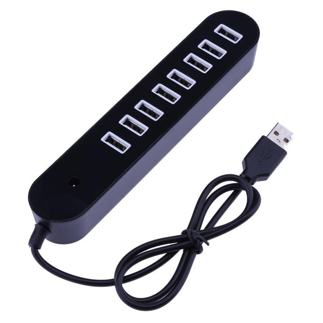Ciabatta Hub Usb 8 Porte 1tb Multipresa Pendrive Pc Stazione Ricarica Smartphone