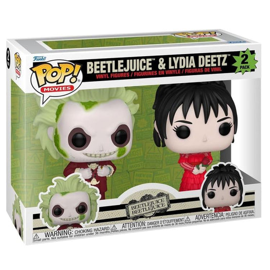 Funko Pop ! Movies Beetlejuice 2 - Beetlejuice & Lydia Deetz 2Pack Figure Vinyl
