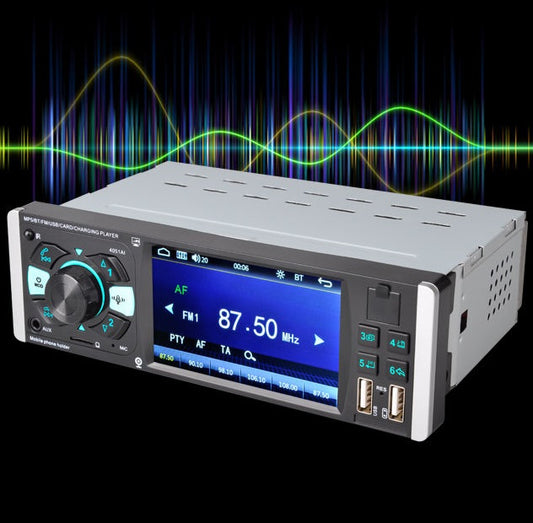 AUTORADIO STEREO PER AUTO 1 DIN SCHERMO 4.1" BLUETOOTH MP5 DOPPIO USB TF FM AUX