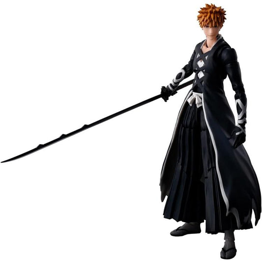 BANDAI SH FIGUARTS: BLEACH ICHIGO KUROSAKI TENSAZANGETSU TAMASHI ACTION FIGURE