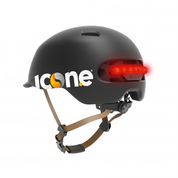 The One Casco Nero Adulto Unisex Protezione Per Bici Con Luce Led Posteriore